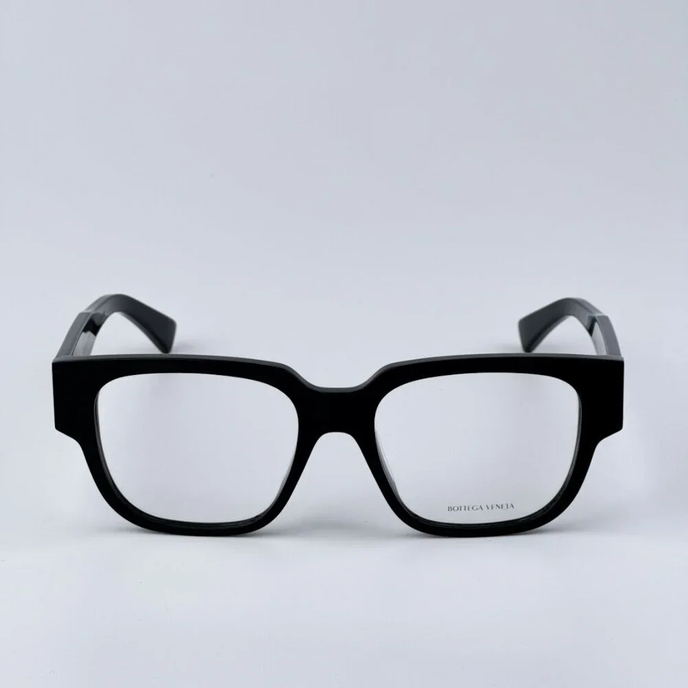 Bottega Veneta BV1289O 001 BRAND NEW Eyeglasses Black Square Women